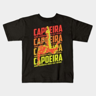 Brazilian Capoeira Dance Self-Defence Sports Kids T-Shirt